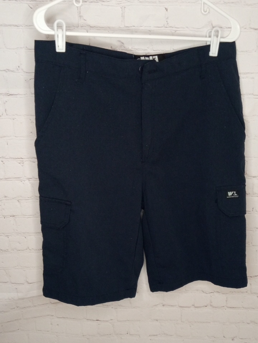 Men's Navy Cargo Shorts with Utility Pockets
